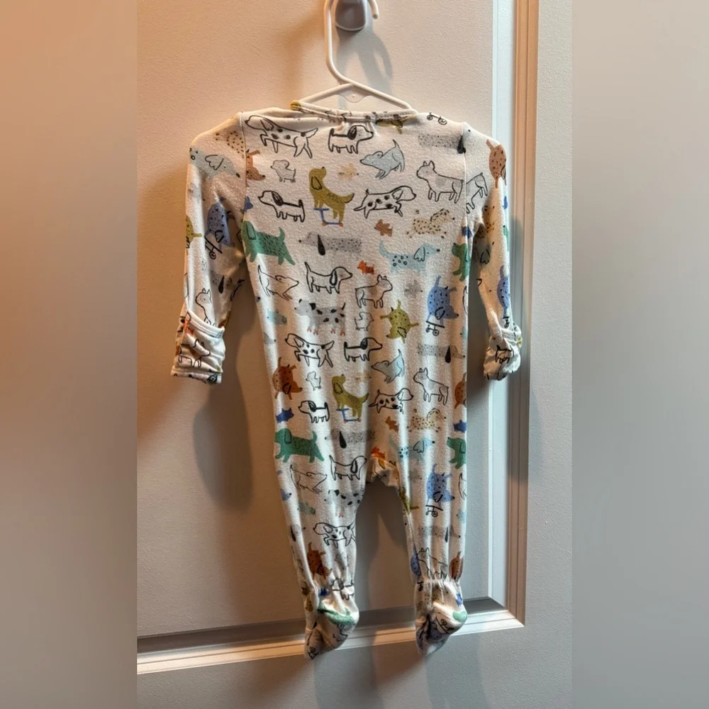 Angel Dear Cool Pups Print Kids Footie 3-6m unisex - Picture 4 of 4